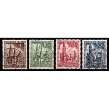 1953. Berlin. Kejser Vilhelm kirkes restaurering. Komplet sæt. 